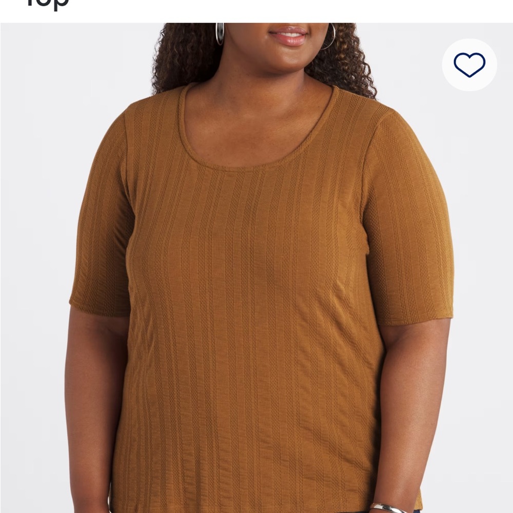 Staccato Women's Tan Short Sleeve Top